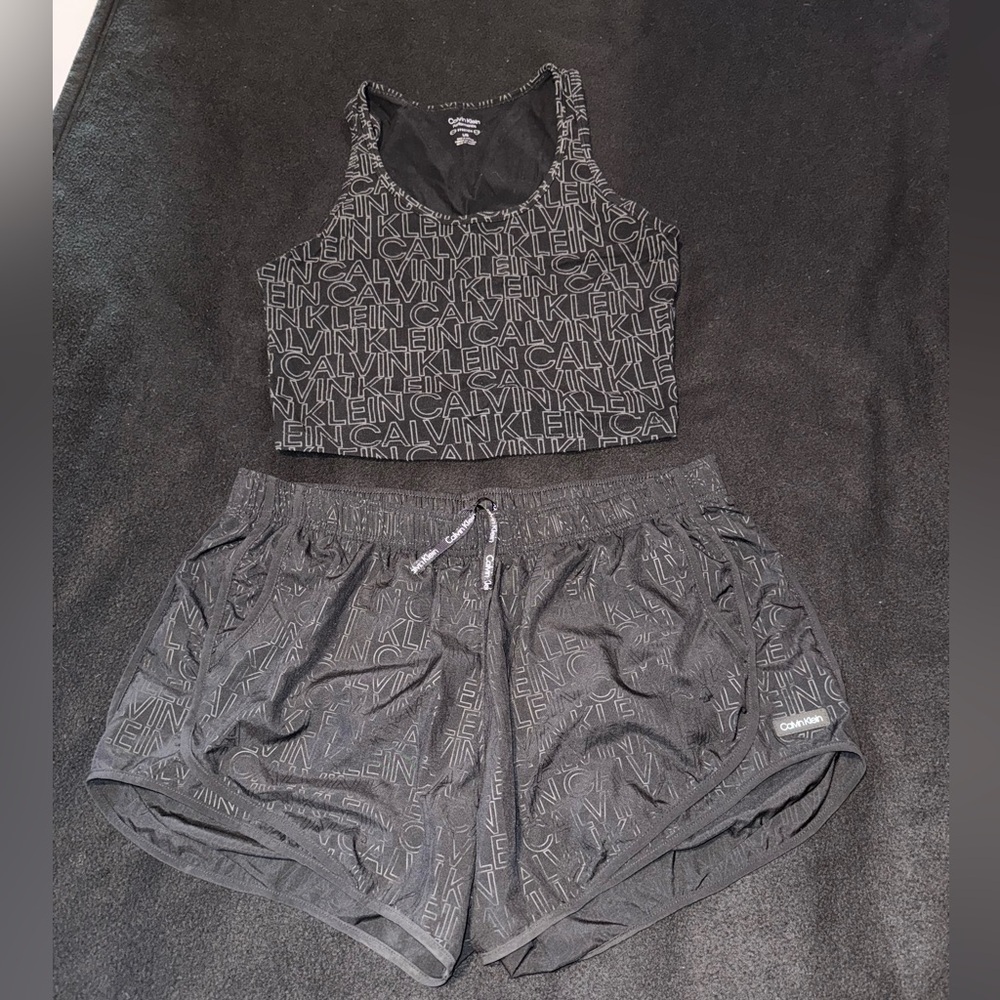 CK Crop Short Set